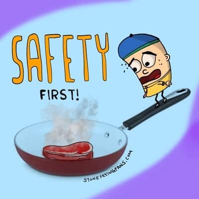 safety first pfoa ceramic cookware stonefryingpans