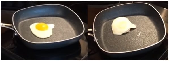 Granite Rock Pan Egg Fry Test 