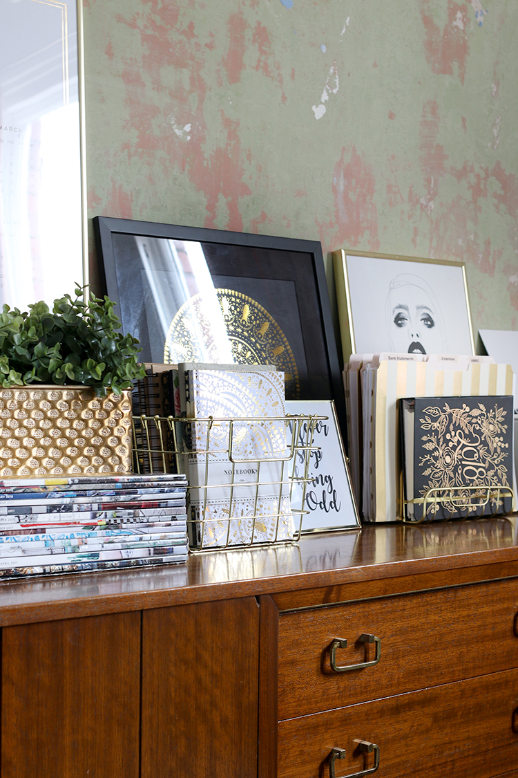 office sideboard detail