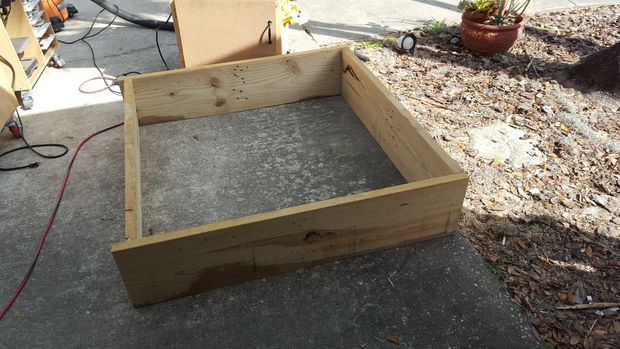 Sand Box W/ Lid That Opens Into Bench and a Canopy 