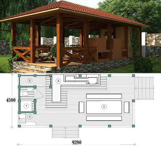 Мебель в беседку своими руками чертежи