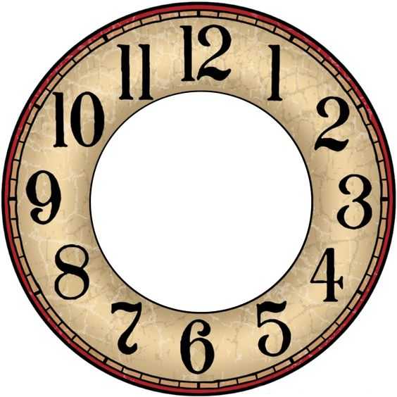Часы изображение циферблата