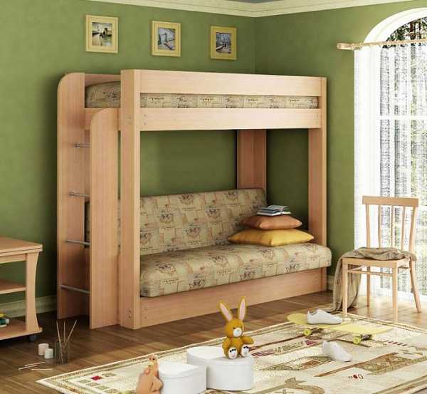 Кровати для двоих детей с диваном