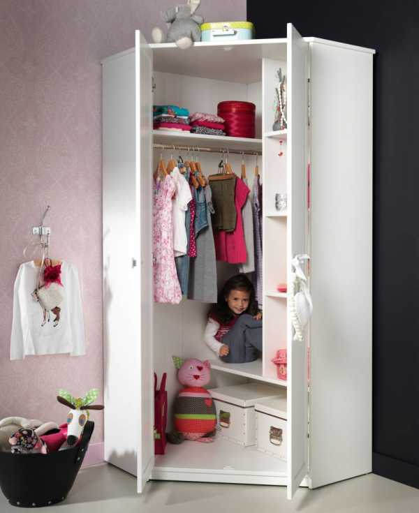Шкаф для одежды детский на двоих