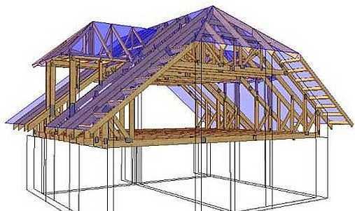 Крыши частных домов с мансардой различных конструкций фото