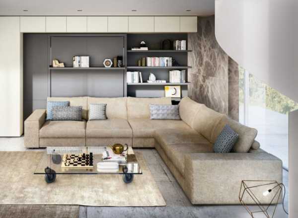 Дизайн комнаты диван шкаф