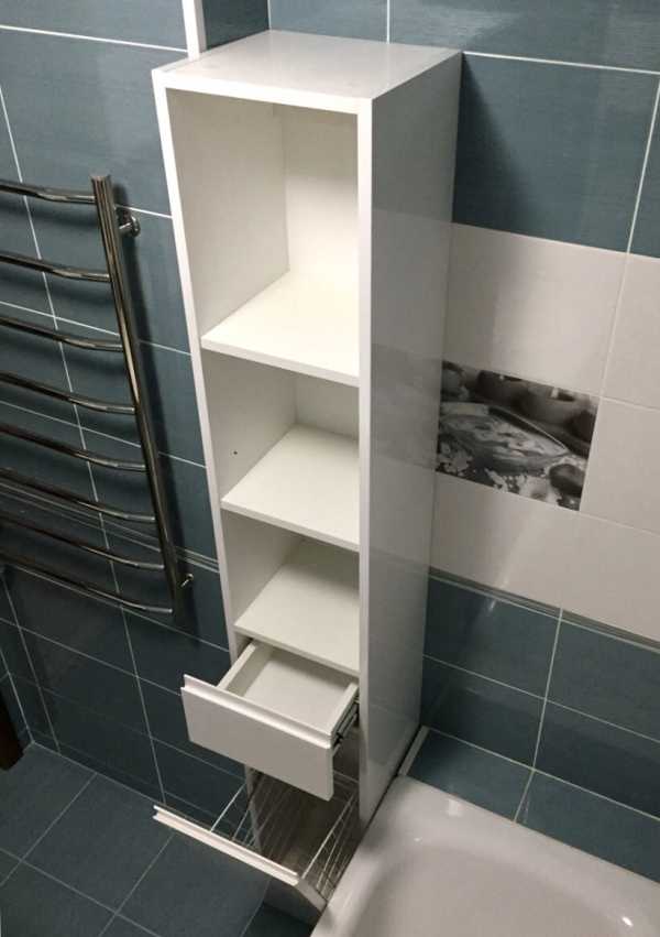 Подвесные угловые шкафчики для ванной
