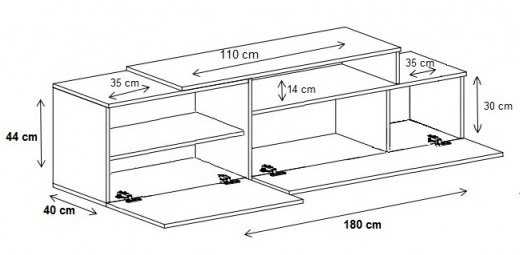 Сборочный чертеж тумбы под телевизор