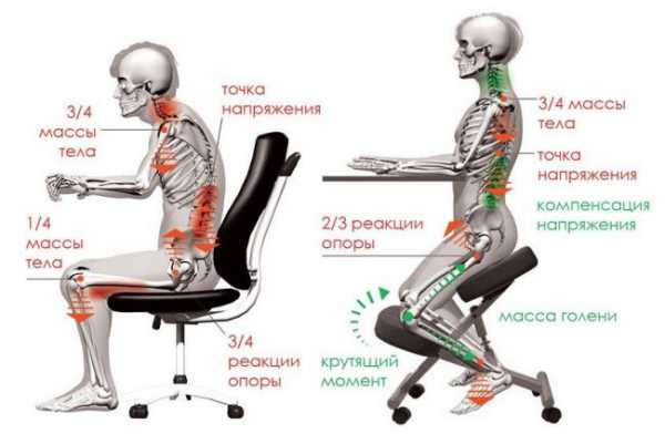 Высота спинки компьютерного стула