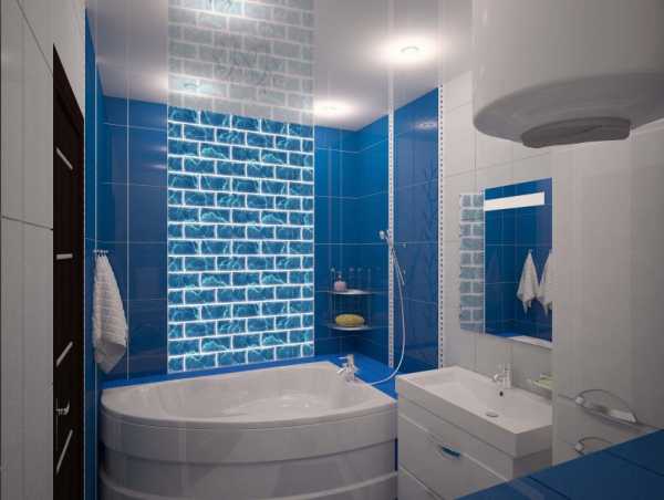 Ванные Комнаты В Синем Цвете Фото